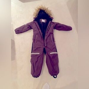 Polarn O Pyret snowsuit sz 4-6. EUC
